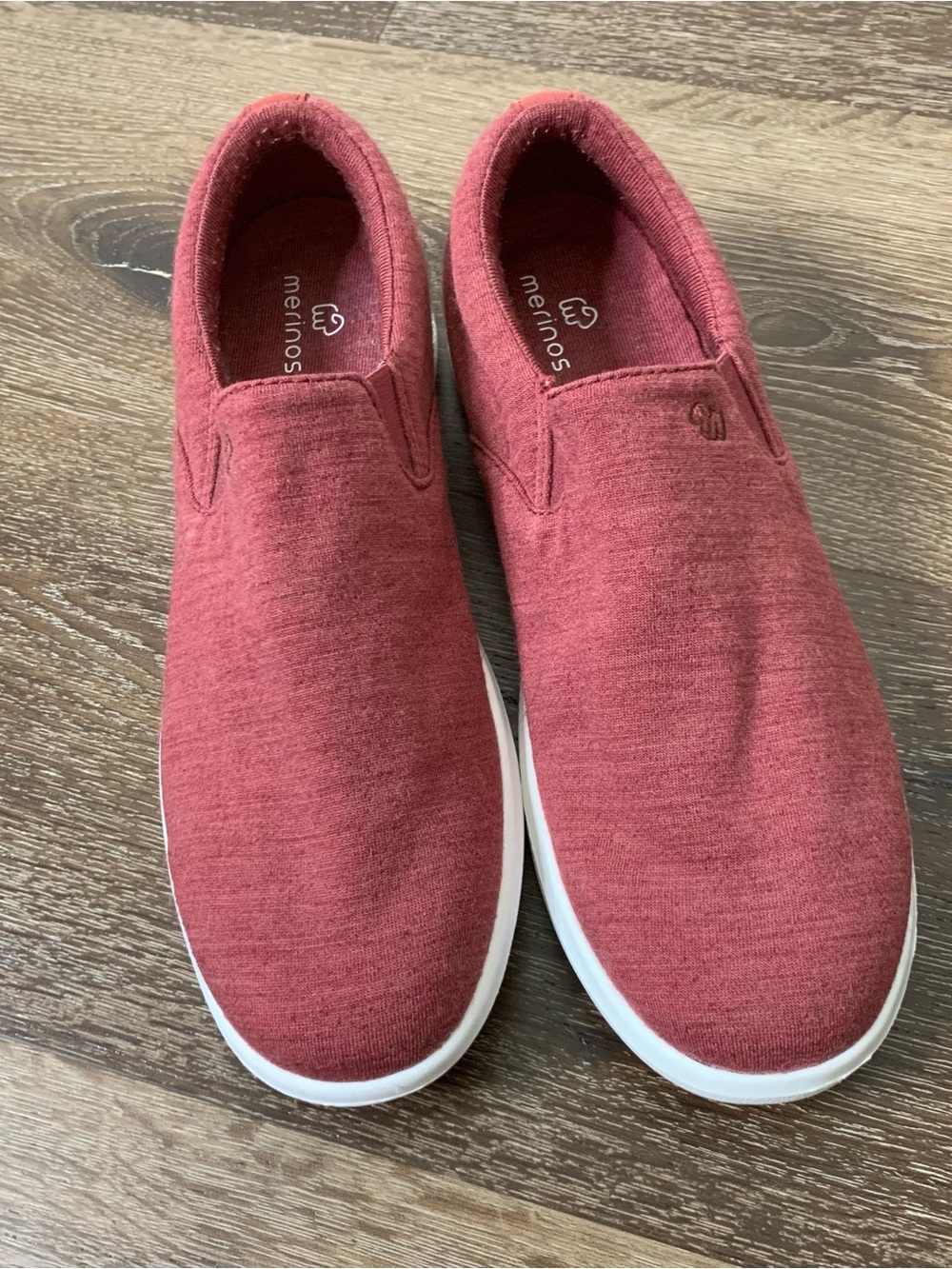 Merinos Womens Slip-on shoes Tuscan Red 8